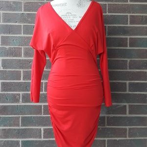 Red Batwing Dress